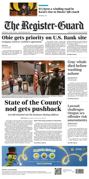 Cover of The Register-Guard