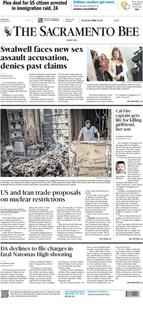 Cover of The Sacramento Bee