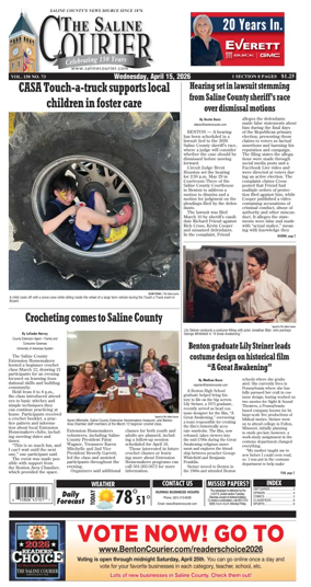 Cover of The Saline Courier