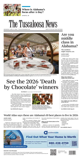 Cover of The Tuscaloosa News