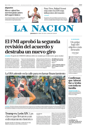 Cover of La Nacion