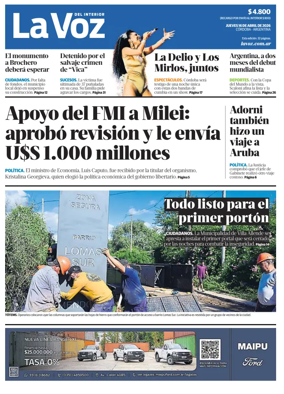 Cover of La Voz del Interior