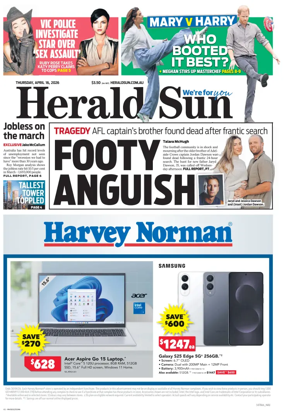 Cover of Herald Sun