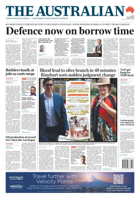 Cover of The Australian