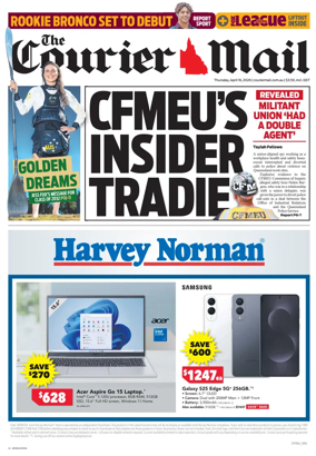 Cover of The Courier-Mail