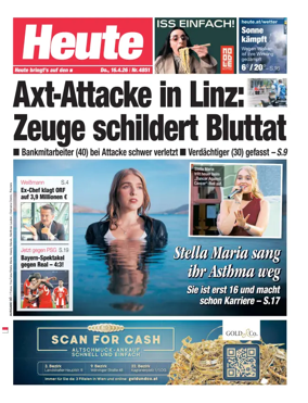 Cover of Heute - Oberosterreich Ausgabe