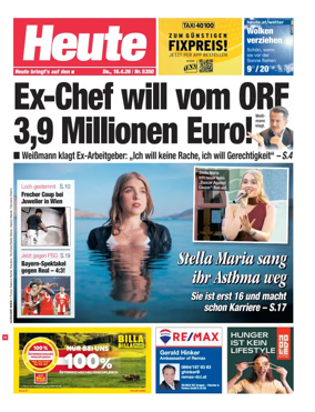 Cover of Heute - Wien Ausgabe