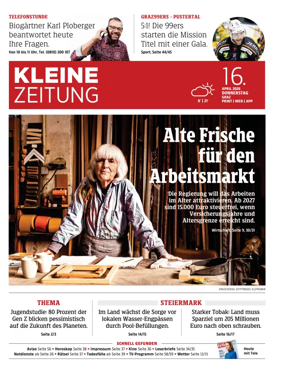 Cover of Kleine Zeitung Steiermark