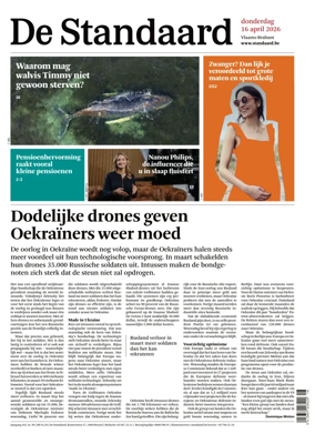 Cover of De Standaard