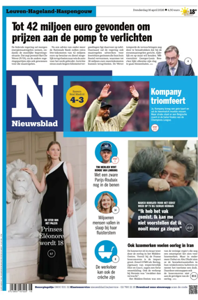 Cover of Het Nieuwsblad