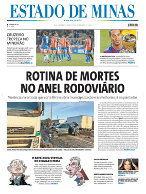 Cover of Estado de Minas (Brazil)