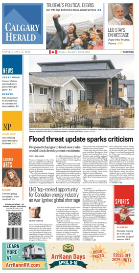 Cover of Calgary Herald