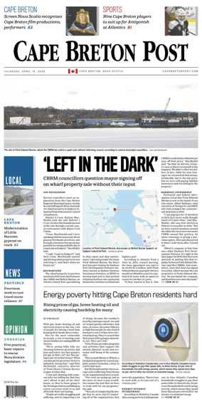 Cover of Cape Breton Post
