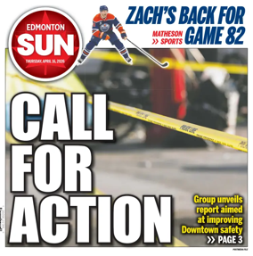 Cover of Edmonton Sun