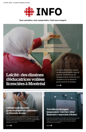 Cover of Radio-Canada Info