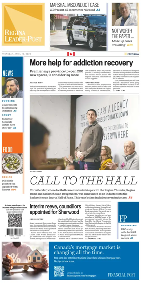 Cover of Regina Leader-Post