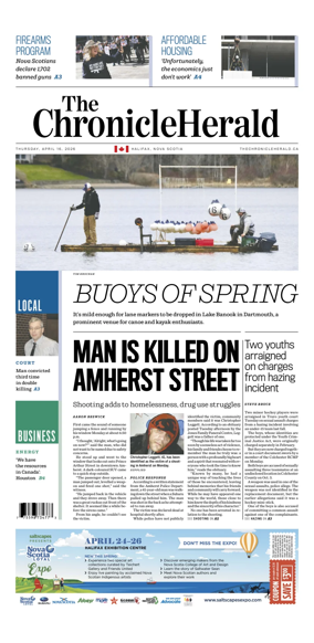 Cover of The Chronicle Herald (Provincial)