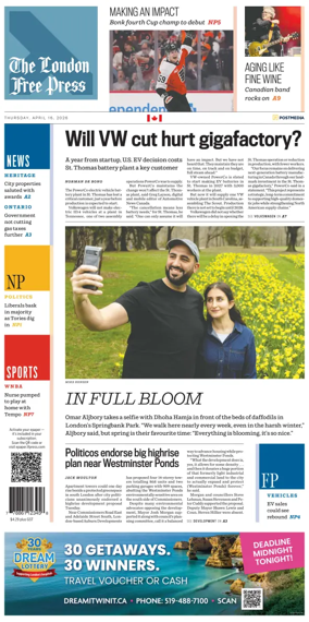 Cover of The London Free Press