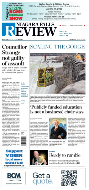 Cover of The Niagara Falls Review