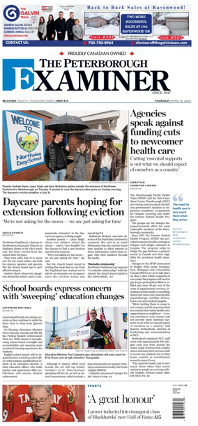 Cover of The Peterborough Examiner