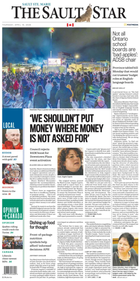 Cover of The Sault Star