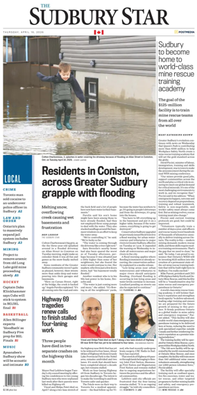Cover of The Sudbury Star