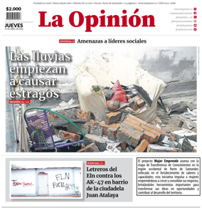 Cover of La Opinion