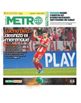 Cover of Publimetro Colombia