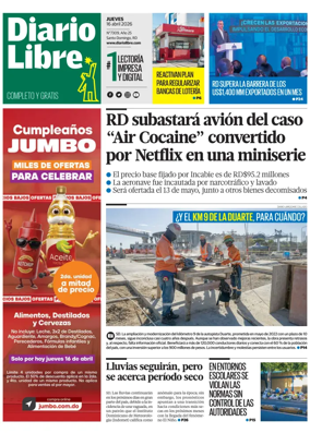 Cover of Diario Libre (Republica Dominicana)