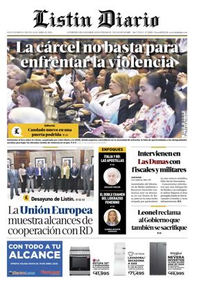 Cover of Listin Diario