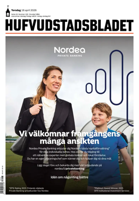 Cover of Hufvudstadsbladet