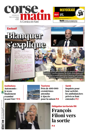 Cover of Corse Matin