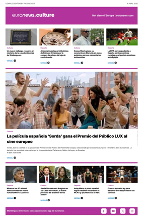 Cover of Euronews Culture and Sport (Spanish) Compiled Edition