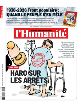 Cover of L'HUMANITE