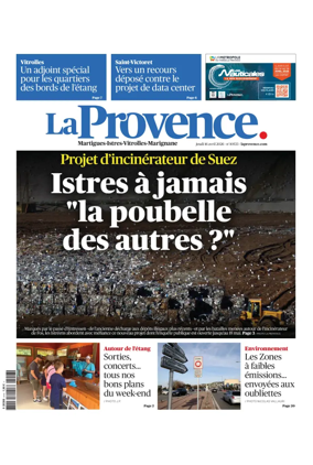 Cover of La Provence Martigues-Istres-Vitrolles-Marignane