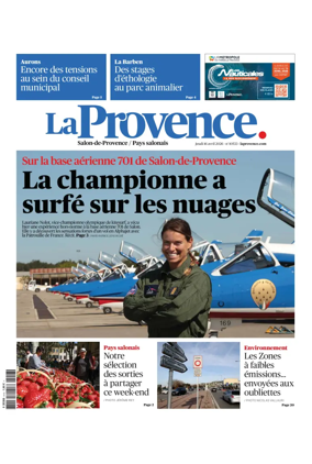 Cover of La Provence Salon-de-Provence / Pays salonais