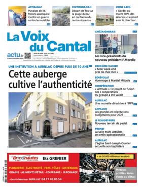 Cover of La Voix du Cantal
