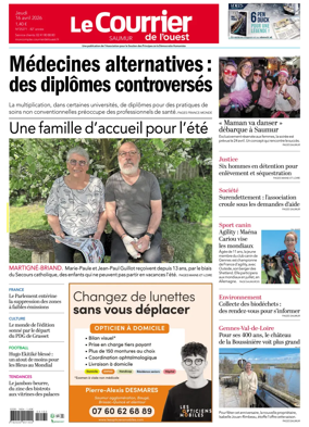 Cover of Le Courrier de l’Ouest (Saumur)