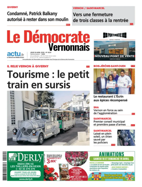 Cover of Le Democrate Vernonnais