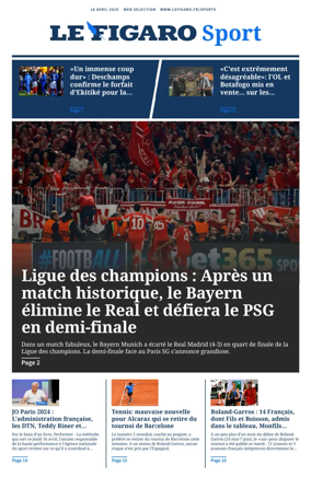 Cover of Le Figaro Sport
