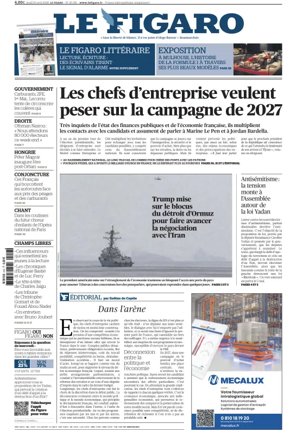 Cover of Le Figaro