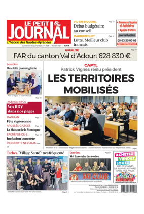 Cover of Le Petit Journal - L'hebdo des Hautes-Pyrenees