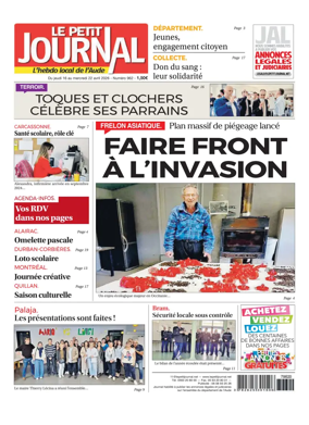 Cover of Le Petit Journal - L'hebdo local de l'Aude