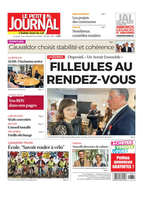Cover of Le Petit Journal - L'hebdo local du Lot