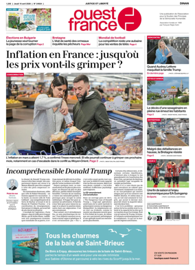 Cover of Ouest France (Dinan)