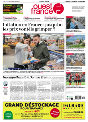 Cover of Ouest-France (Lannion / Paimpol / Guingamp)