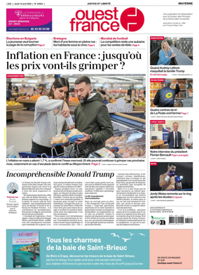Cover of Ouest France (Mayenne)