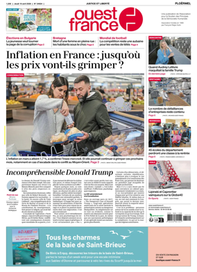 Cover of Ouest France (Ploermel)