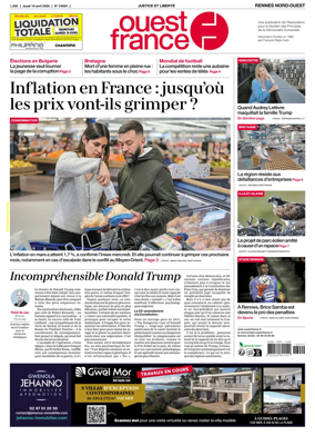 Cover of Ouest-France (Rennes Nord-Ouest)