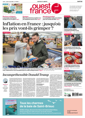 Cover of Ouest France (Sarthe)